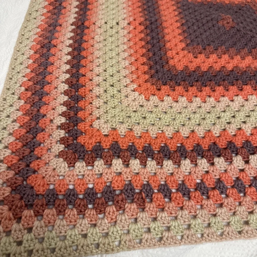 granny square crochet afghan, Baby Blanket, Lap Blanket
